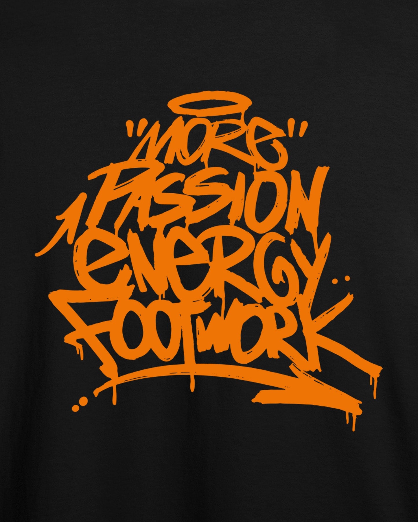RDS E1 "More Passion, More Energy, More Footwork" Hoodie Unisex (Adults)