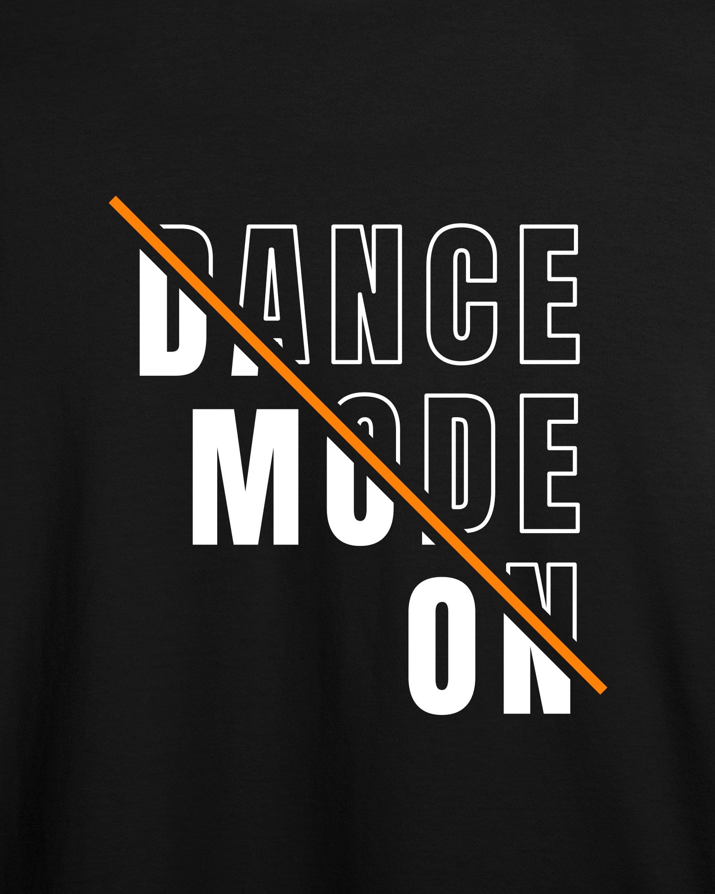 RDS E2 "Dance mode on" T-shirt I Unisex zwart (Adults)