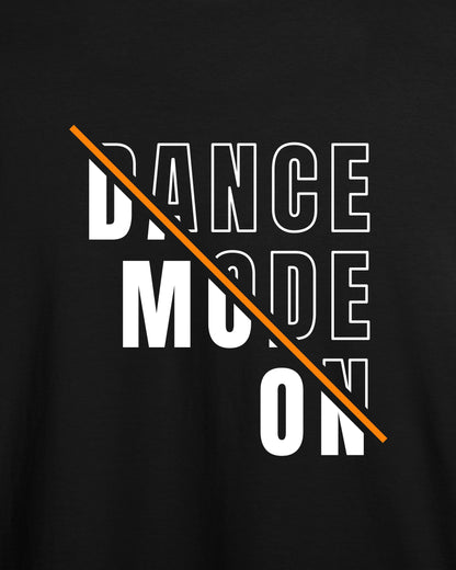 RDS E2 "Dance mode on" T-shirt I Unisex zwart (Adults)